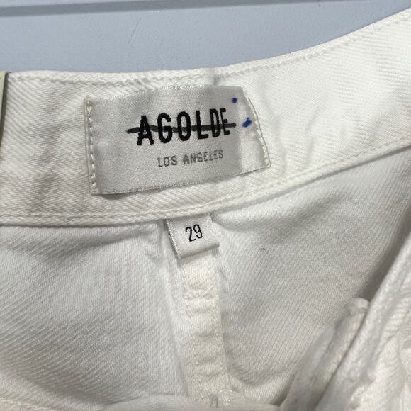 NWT Agolde 90's Mid Rise Loose Fit Jeans in Vanish Size 29 - Picture 7 of 10